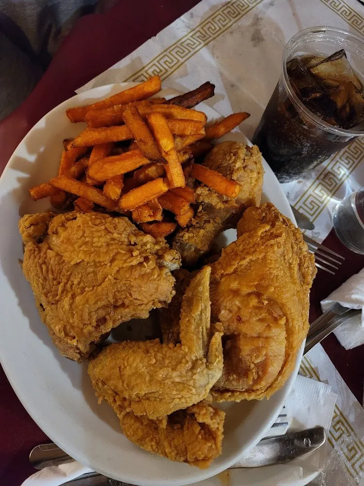 1 2 Chicken w Sweet Potato Fries