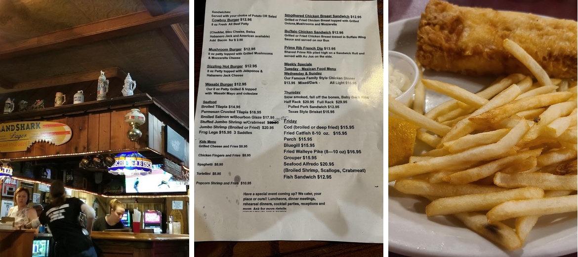 Long Branch Saloon Menu